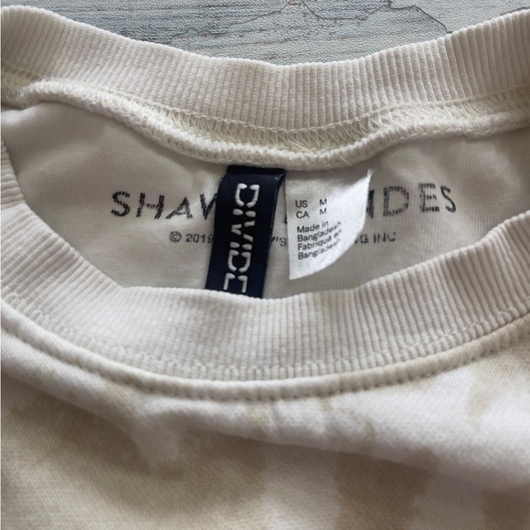 H&M DIVIDED Shawn Mendes I NEED SOMEONE NOW Tie Dye Sweatshirt Medium - Picture 3 of 7